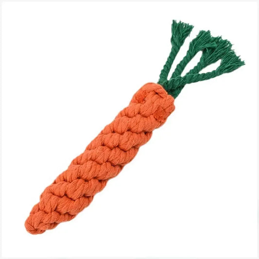 Pet Dog Toys Cartoon Animal Dog Chew Toys Durable Braided Bite Resistant Puppy Molar Cleaning Teeth Cotton Rope Toy